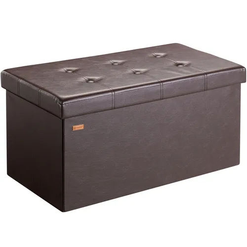 Casaria Sitzbank mit Stauraum – Faltbar und Gepolstert - Sitzbänke für Innenräume, platzsparend faltbar mit bequemer gepolsterter Sitzfläche und 100 L Stauraum. Ideal für vielseitigen Einsatz und hohe Belastbarkeit.