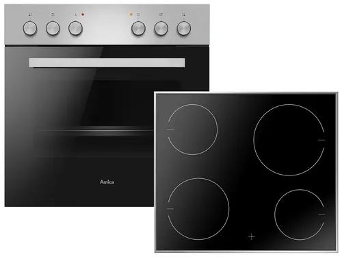 Amica EHC207001EE Set Einbauherd EH927600E + Glaskeramikkochfeld EC744000E