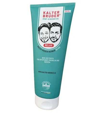 Kalter Bruder® 250ml - Das Eisgel für Restless Legs & Nervenschmerzen - Gele mit echter Aloe Vera, Arnika und Menthol für intensive Kühlung und Linderung bei Nervenschmerzen. Ideal nach dem Sport und bei Verspannungen.