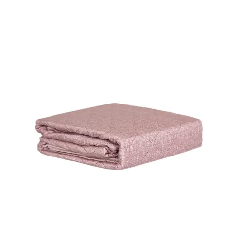 Tagesdecke 220 x 240 cm - Bett- & Sofaüberwurf mit Steppung, Rosa