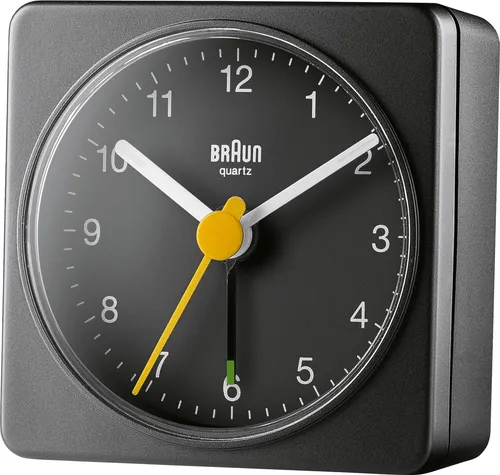 Braun 67000 BC02 Quarzreiseweck schwarz, Farbe:Schwarz in schwarz von Braun