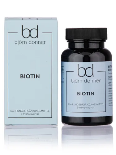 Björn Donner Biotin & L-Cystein Kapseln - Vitamine zur Stärkung von Haut, Haaren und Nägeln, mit hochwertigem L-Cystein und Biotin für optimale Gesundheit und Vitalität.