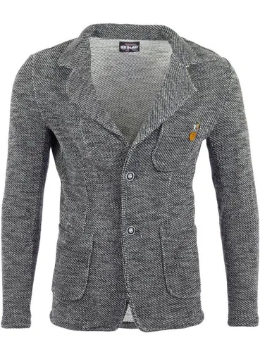Reslad Herren-Sakko Slim Fit Freizeit Blazer RS-1421 Anthrazit - Sakkos für Herren, sportlich und festlich zugleich, aus hochwertigem Baumwollgemisch für optimale Passform und Komfort.