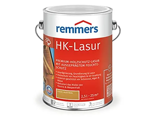 Remmers Holzschutzlasur HK-Lasur 3in1 ebenholz 2,5 Liter von Remmers