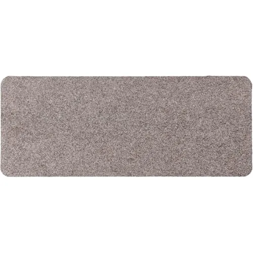 ANRO Schuhparkplatz Fußmatte rutschfest Fußabtreter Schmutzfangmatte Indoor Sauberlaufmatte schmal Abtropfmatte für Eingang Uni Beige 35 x 100 cm