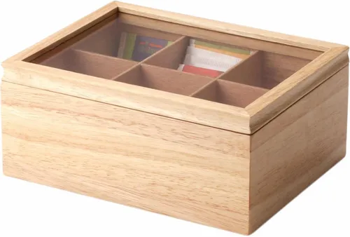 Continenta Teebox, Holzwerkstoff, (1-tlg), Handarbeit