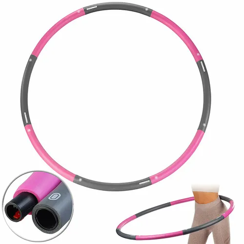 Hula-Hoop-Reifen mit Schaumstoff-Ummantelung, 1,35-1,8 kg, Ø 73-98 cm