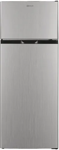 Bauknecht K55T0 413S Freistehende Kühl-Gefrierkombination - Kühlschrank mit 206 l Nutzinhalt, 4 Ablagen aus Sicherheitsglas und praktischer Obst- und Gemüseschublade für optimale Frische.