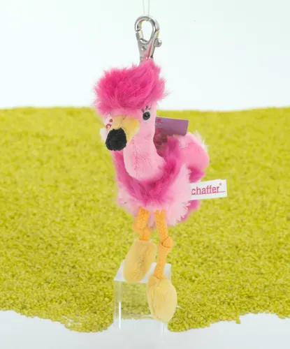 Schaffer Schlüsselanhänger Karabinerhaken Flamingo Chantal 11 cm