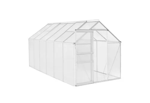 Aluminium Gewächshaus Treibhaus 370x190x195 cm