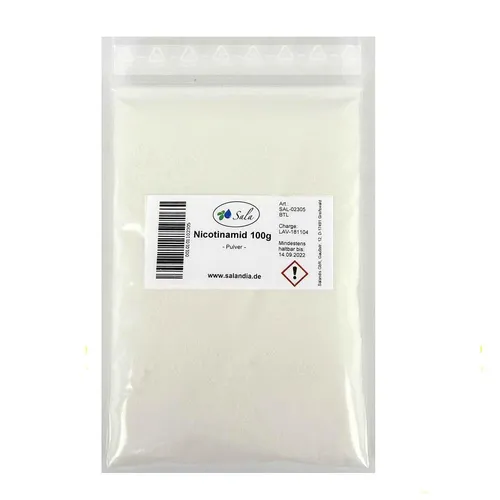 Sala Nicotinamid Vitamin B3 Niacinamid 100 g