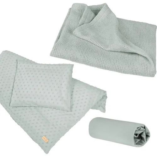 roba Organic Baby-Geschenkset 'Lil Planet' - BIO - Baby Bettwaren: Hochwertiges Geschenkset mit Organic Bio-Bettwäsche in modernem Design, GOTS und OEKO-TEX 100 zertifiziert, ideal für gesunden Schlaf.