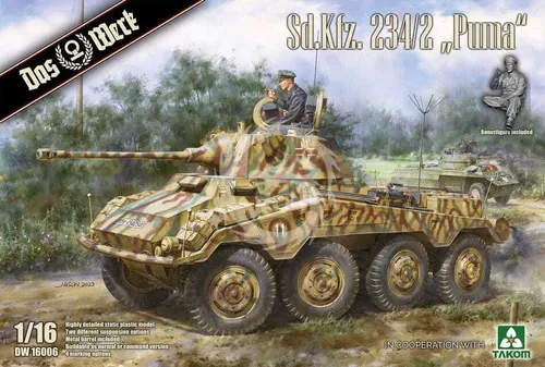 Sd.Kfz. 234/2 Puma DAS WERK DW16006 Spur 1/16