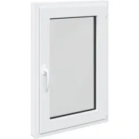 vidaXL Kellerfenster RISOR Weiß 60 x 100 cm aus PVC und Glas - Modernes Untergeschossfenster in Weiß, das Licht ins Dunkel bringt. Hergestellt aus langlebigem PVC und Glas, bietet es eine einfache Handhabung durch Kipp- und Drehmechanismus. Ideal für stilvolle Untergeschosse.