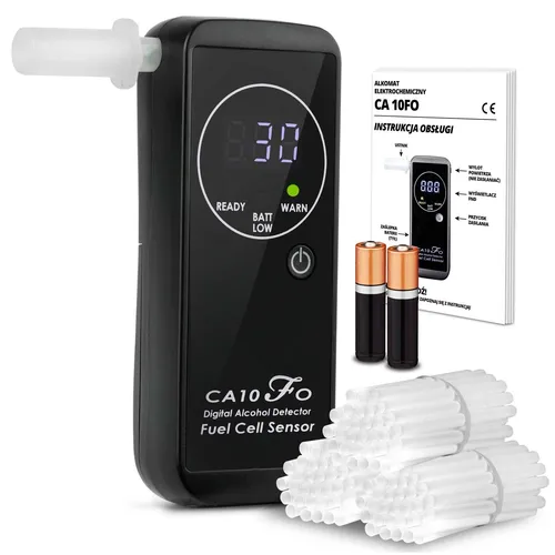 Elektrochemisches Atemalkoholmessgerät CA-10FO + Mundstücke