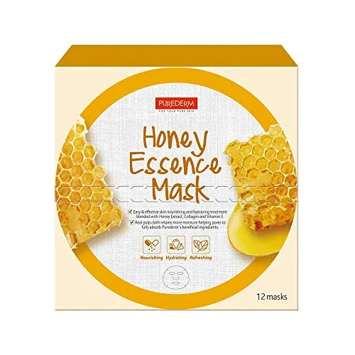 Purederm Honey Essence Mask-C Al Miele Nourishing, Produktlösung für den täglichen Gebrauch