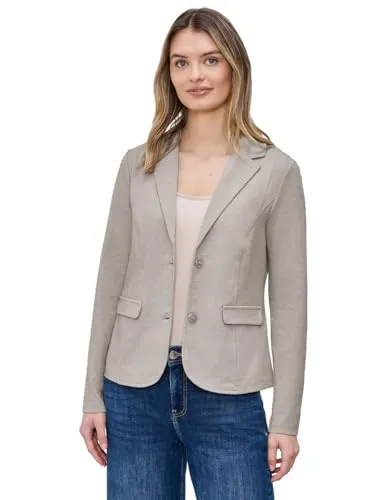 Street One Damen Piqué Blazer in beige von Street One
