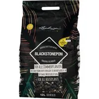Lechuza® Pflanzsubstrat Blackstone Pon 12, Schwarz in schwarz von Lechuza