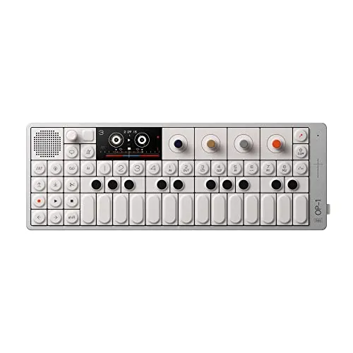 Teenage Engineering OP-1 field - Innovativer Synthesizer mit 7 Stereo-Engines und 256 MB Speicher, ideal für kreative Musikproduktion und mobile Aufnahmen.