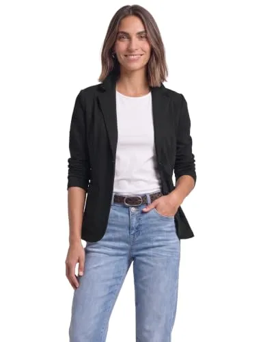 STREET ONE Kurzblazer mit Knopf schwarz 38 EU in schwarz von Street One