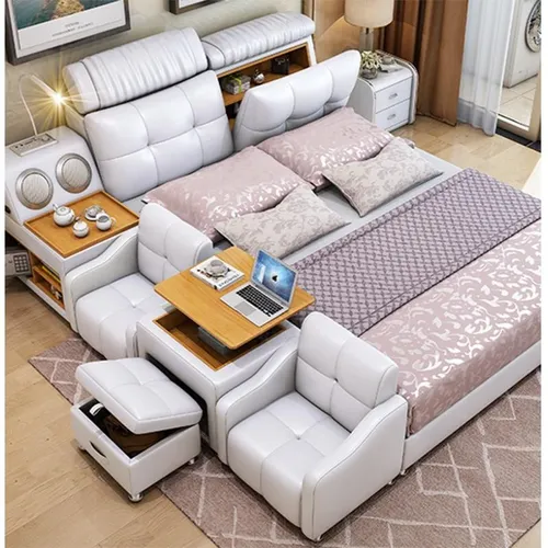 Multifunktion Bett Moderne Hotel Bett 180x200 Bluetooth