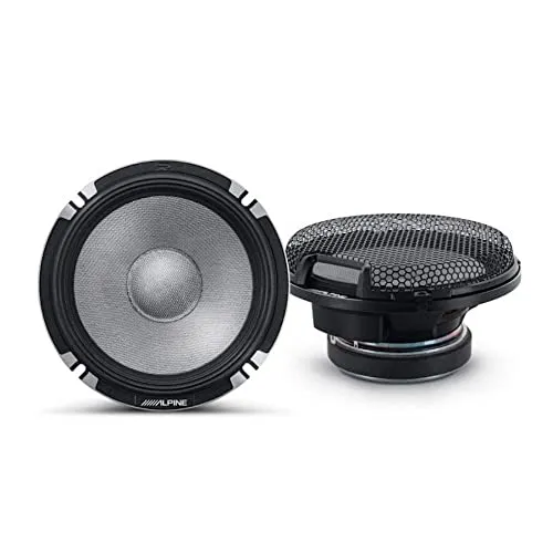 ALPINE R2-S652R-Series PRO Auto-Lautsprecher (100 W, 16 cm) - Erleben Sie kraftvollen Klang mit den 16,5 cm R-Series PRO Lautsprechern. Hi-Res Audio zertifiziert, bieten sie eine beeindruckende Klangwiedergabe ohne Verzerrungen – ideal für Ihre Autofahrt.