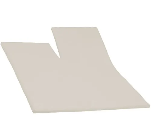 Dormisette Split Topper Spannbettlaken für Boxspring-Bett 180-200 x 200-220 cm - Hochwertiges Spannbettlaken aus 97% Mako Baumwolle, ideal für Topperauflagen. Mit praktischem Einschnitt für getrennte Kopfteile, formstabil und pflegeleicht bis 60 Grad.