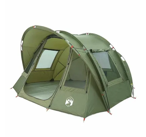 Angelzelt 2 Personen Olivgrün - Wasserdichtes Campingzelt mit UV-Schutz, einfach aufzubauen und ideal für Angler