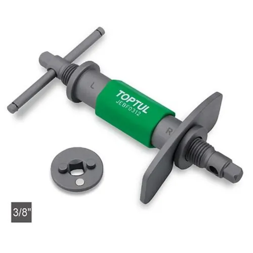 TOPTUL Dreh- / Rückstellwerkzeugsatz JGAR0402 - Bremssättel, 3-teiliges Set für einfaches Zurückstellen von Bremssattelkolben, ideal für Werkstätten und DIY-Projekte.