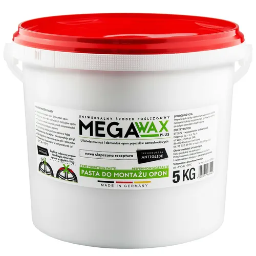Reifenmontagepaste Mega Wax 5 kg - Sonstige, hochwertige Reifenmontagepaste für eine einfache und effektive Montage, ideal für Werkstätten und Hobbymechaniker.