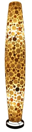 GURU SHOP Stehlampe Apollo-capiz in gold von Guru-Shop