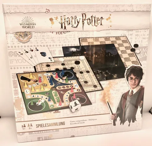 Harry Potter Spielesammlung Hogwarts Mühle Dame Spielkarten Wer hat die 6? ASS