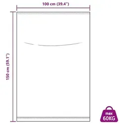 vidaXL Gewebte Säcke 10er Set Weiß 100 x 150 cm - Robuste gewebte Säcke aus Polypropylen, ideal für Lagerung und Transport im Freien. Wetterfest und leicht, perfekt für Gärten und Bauernhöfe. Praktische 10er Packung für vielseitige Anwendungen.