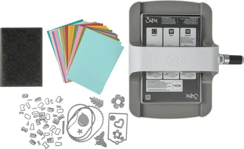 Sizzix Papierschneidegerät Sizzix New Big Shot Machine Starter Kit, 21.5 x 26.1 x 37.3 cm