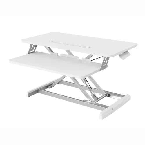 SVITA Schreibtischaufsatz BUSAN - Monitorerhöhung für ergonomisches Arbeiten - Laptop-Ständer für einen Steh-Arbeitsplatz, sorgt für eine bessere Körperhaltung und mehr Komfort beim Arbeiten.