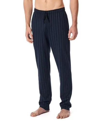 Schiesser Herren Lange Schlafhose - Schlafanzughosen für Herren, aus Bio-Baumwolle-Mix für höchsten Tragekomfort und mit praktischen Seitentaschen.