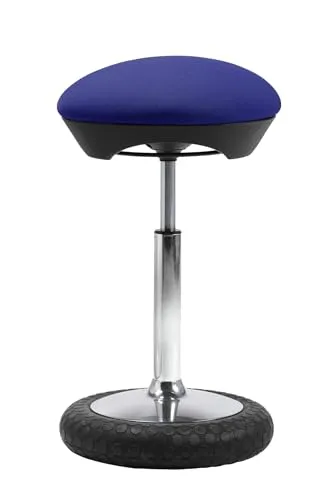 TOPSTAR Stehhocker Sitness 21 (blau) - Bürohocker für gesundes Sitzen und Rückentraining. Mit stufenloser Höhenverstellung und vertikalem Schwingeffekt für mehr Bewegung am Arbeitsplatz.