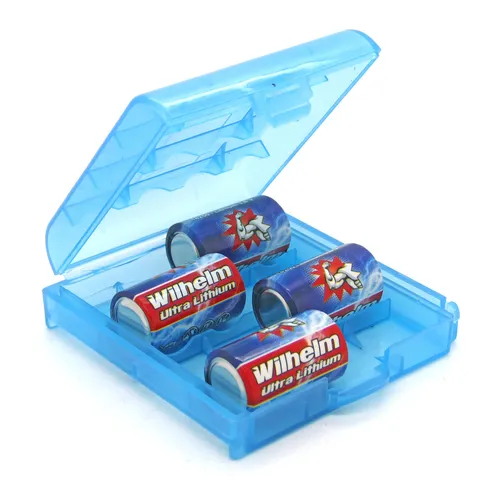 Wilhelm ER 14250 mit Box LS14250 Batterie 1/2 AA Lithium 3,6V 1200 mAh  4 x