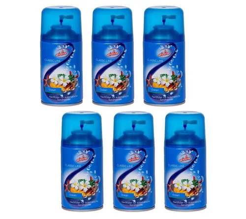 laro Raumduft Ocean automatisch Raumduftspray Vorteilspaket Nachfüller (6-St)