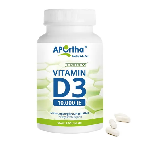 Produktbild APOrtha® Vitamin D3 Depot Kapseln - 10.000 IE - 250 µg