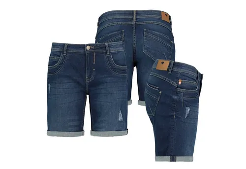 SUBLEVEL Bermudas Damen Jeans Shorts Bermuda Kurze Hose Shorts Short Denim Stretch Denim