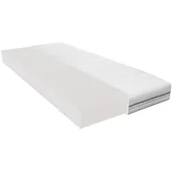 BeCo Matratze Comfort Plus 80 x 190 cm - 2 Härtegrade - Matratze mit ergonomischen 7 Zonen für optimalen Schlafkomfort. Wählen Sie zwischen H3 und H4, ideal für individuelle Bedürfnisse. Made in Germany, schadstoffgeprüft und mit 10 Jahren Garantie.