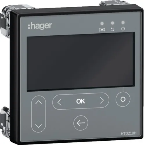 Hager HTD210H Display 96x96mm