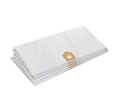 MENZER Staubsaugerbeutel Vlies-Filtertüten 5 Stück für VCL und VCM 330 Serie - Innenbereich-Kanisterstaubsaugerbeutel, hochwertige Vlies-Ersatzbeutel für effiziente Staubaufnahme und optimale Leistung der Menzer Nass-Trockensauger.