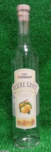 Echter Nordhäuser Reiche Ernte MIRABELLE - Hochwertiger Mirabellen-Schnaps - Wodka mit 30% Alkoholgehalt, ideal für Genießer und besondere Anlässe.