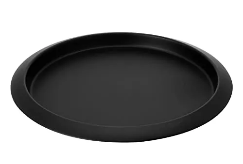 Spetebo Metall Kerzentablett schwarz - 35 cm - Deko Schale Blumen Teller Kerzen Servier Geschenk Tablett