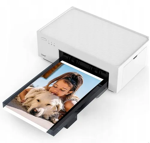Liene Amber M100 Weiß – Mobiler Fotodrucker mit WLAN für iOS & Android
