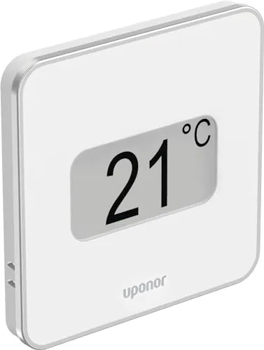 Uponor Smatrix Base Style T-149 Raumthermostat mit Feuchtefühler, Raumregler weiß, 1087813