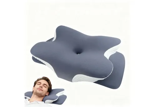 trends for living Anti-Schnarch Kissen Memory-Schaum-Kissen Nackenmassagekissen ergonomisch Seiten Rücken