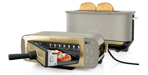 Ninja Foodi 3-in-1 Toaster, Elektrogrill mit Deckel, Panini-Presse mit Flip NEU